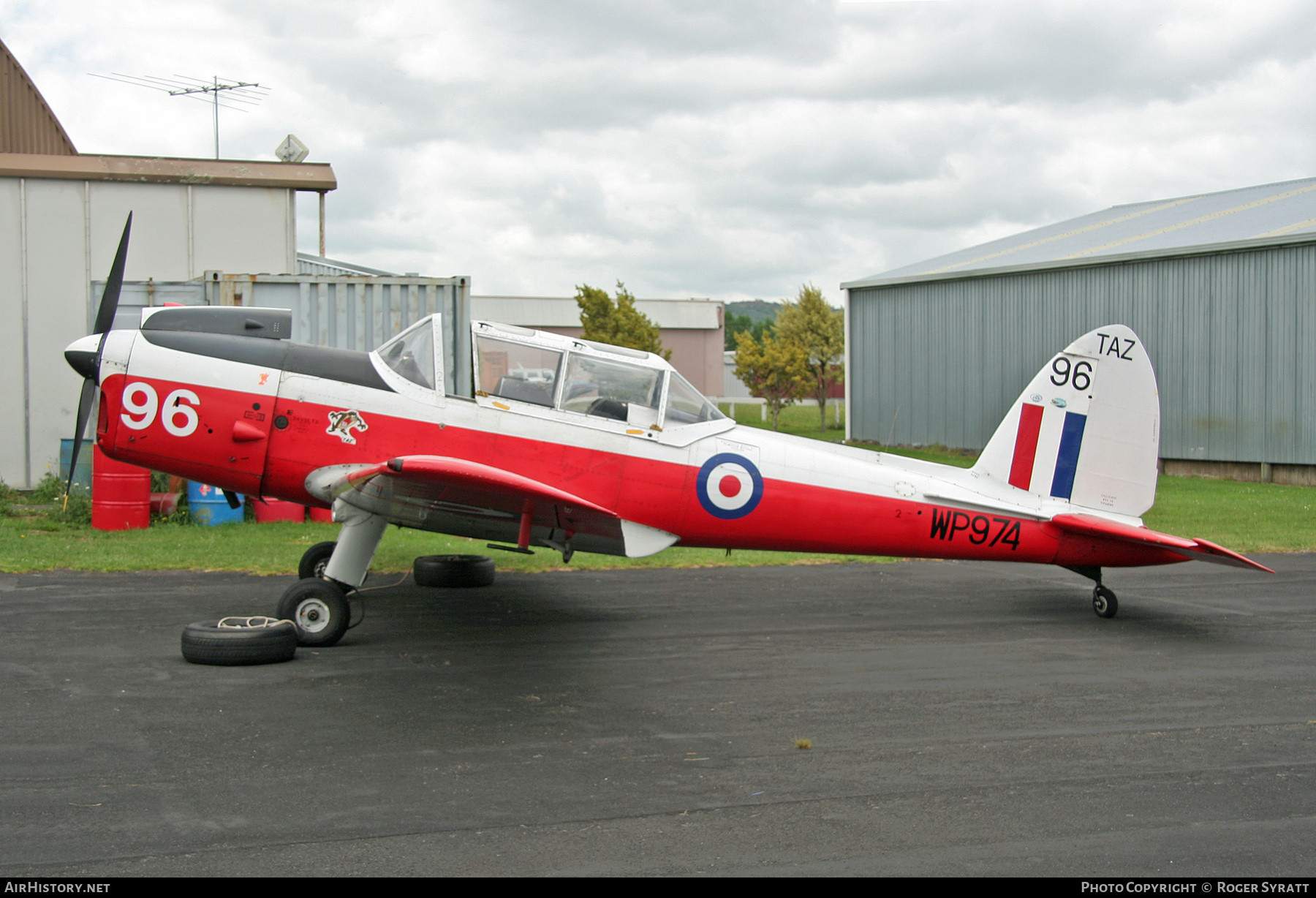 Aircraft Photo of ZK-TAZ / TAZ / WP974 | De Havilland Canada DHC-1 Chipmunk T10 | UK - Air Force | AirHistory.net #718189