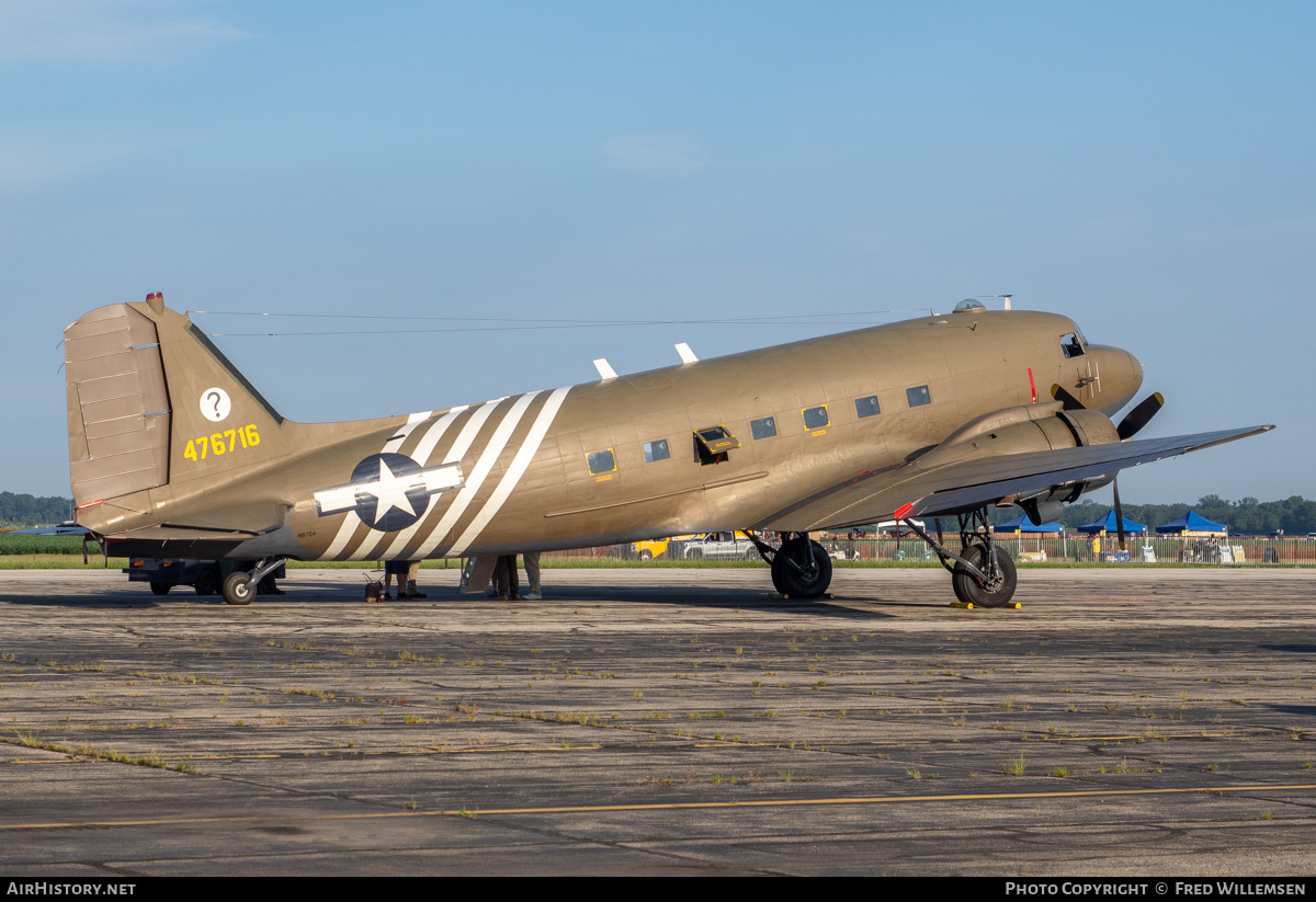 Aircraft Photo of N8704 / 476716 | Douglas C-47D Skytrain | USA - Air Force | AirHistory.net #718217
