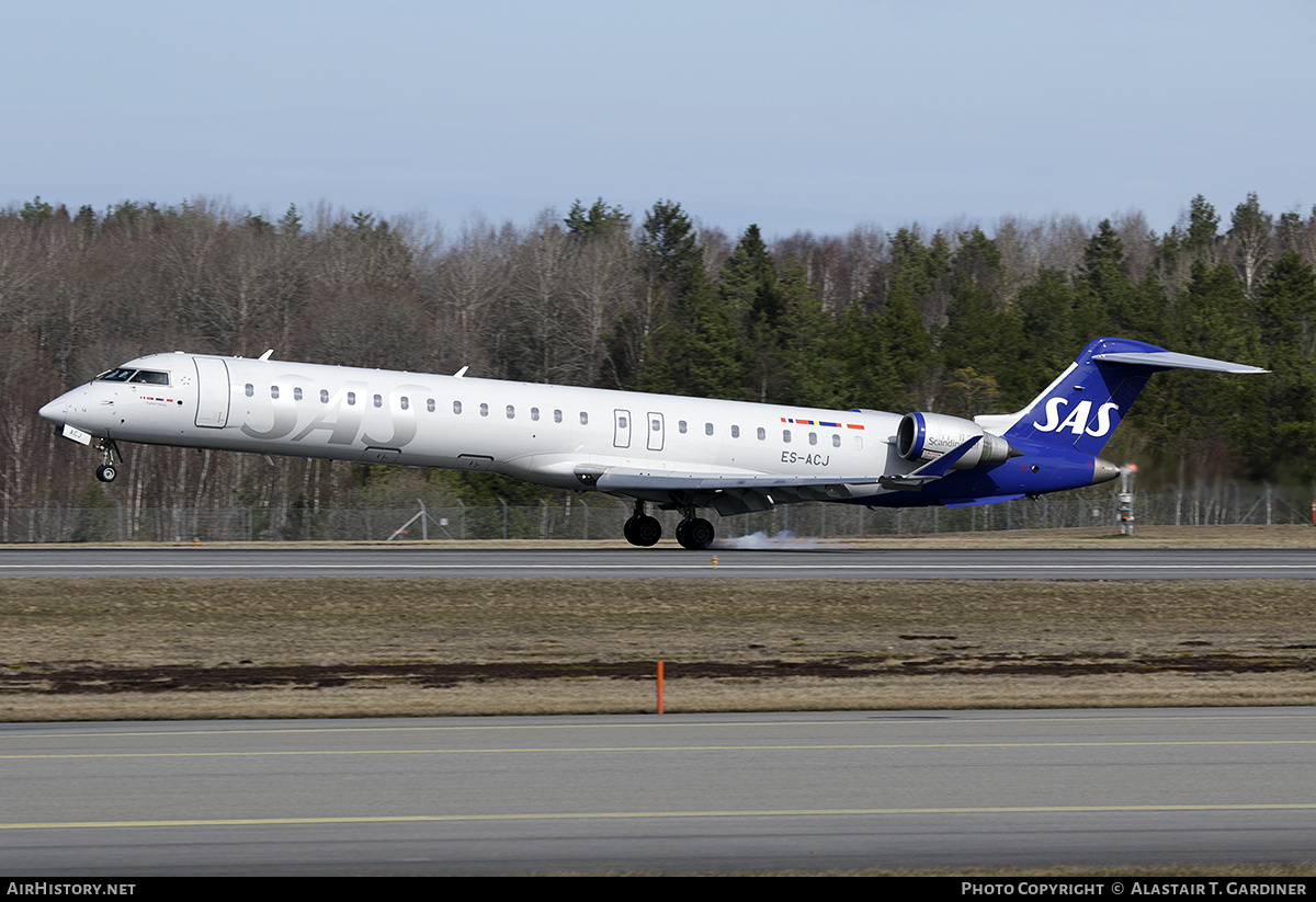 Aircraft Photo of ES-ACJ | Bombardier CRJ-900LR (CL-600-2D24) | Scandinavian Airlines - SAS | AirHistory.net #718297