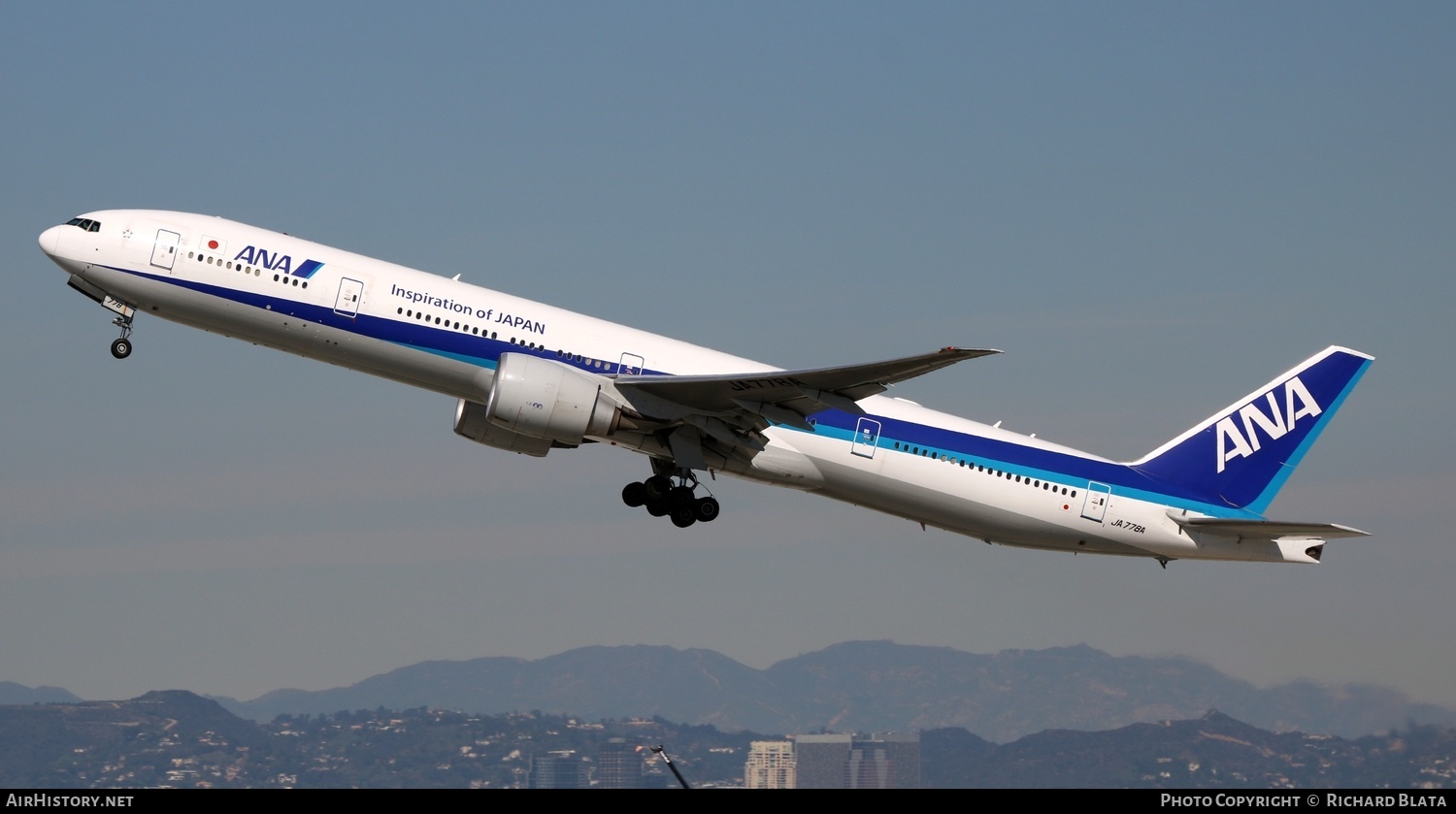 Aircraft Photo of JA778A | Boeing 777-381/ER | All Nippon Airways - ANA | AirHistory.net #718409