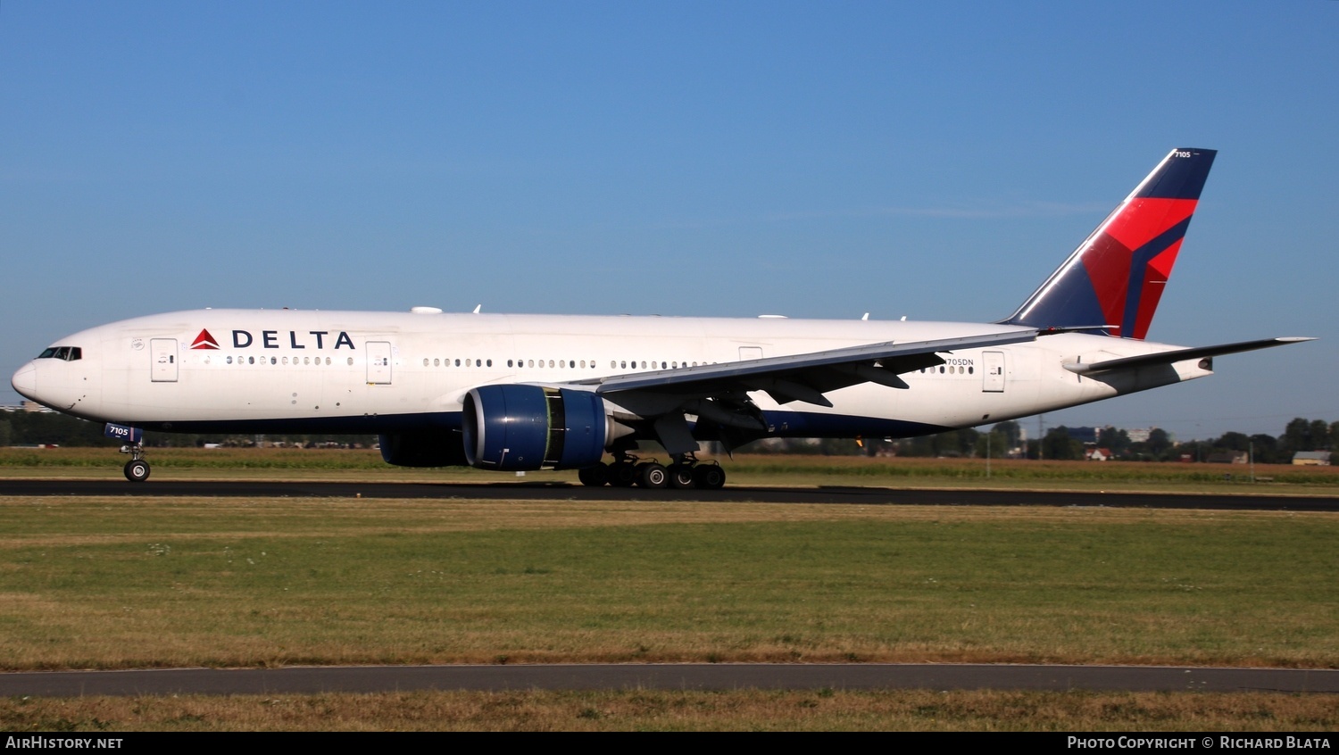 Aircraft Photo of N705DN | Boeing 777-232/LR | Delta Air Lines | AirHistory.net #718414