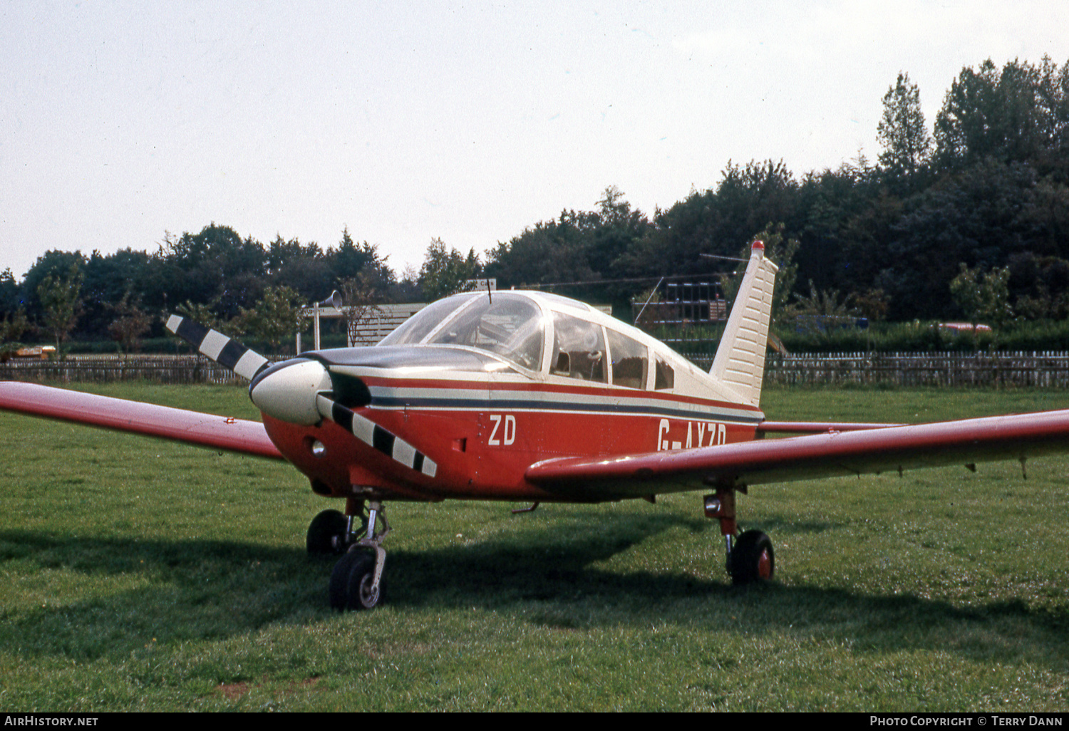 Aircraft Photo of G-AXZD | Piper PA-28-180 Cherokee E | College of Air Training | AirHistory.net #718464