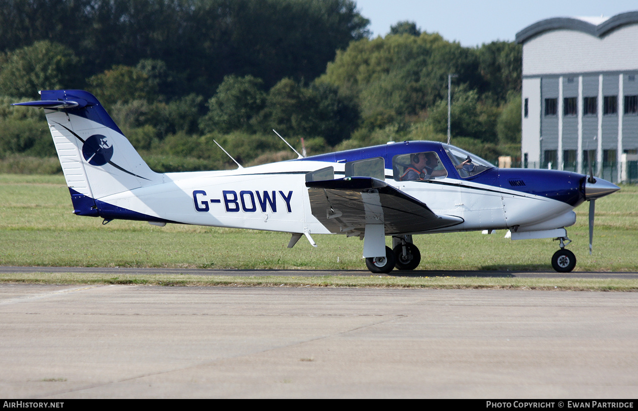 Aircraft Photo of G-BOWY | Piper PA-28RT-201T Turbo Arrow IV | Blueplane | AirHistory.net #718480