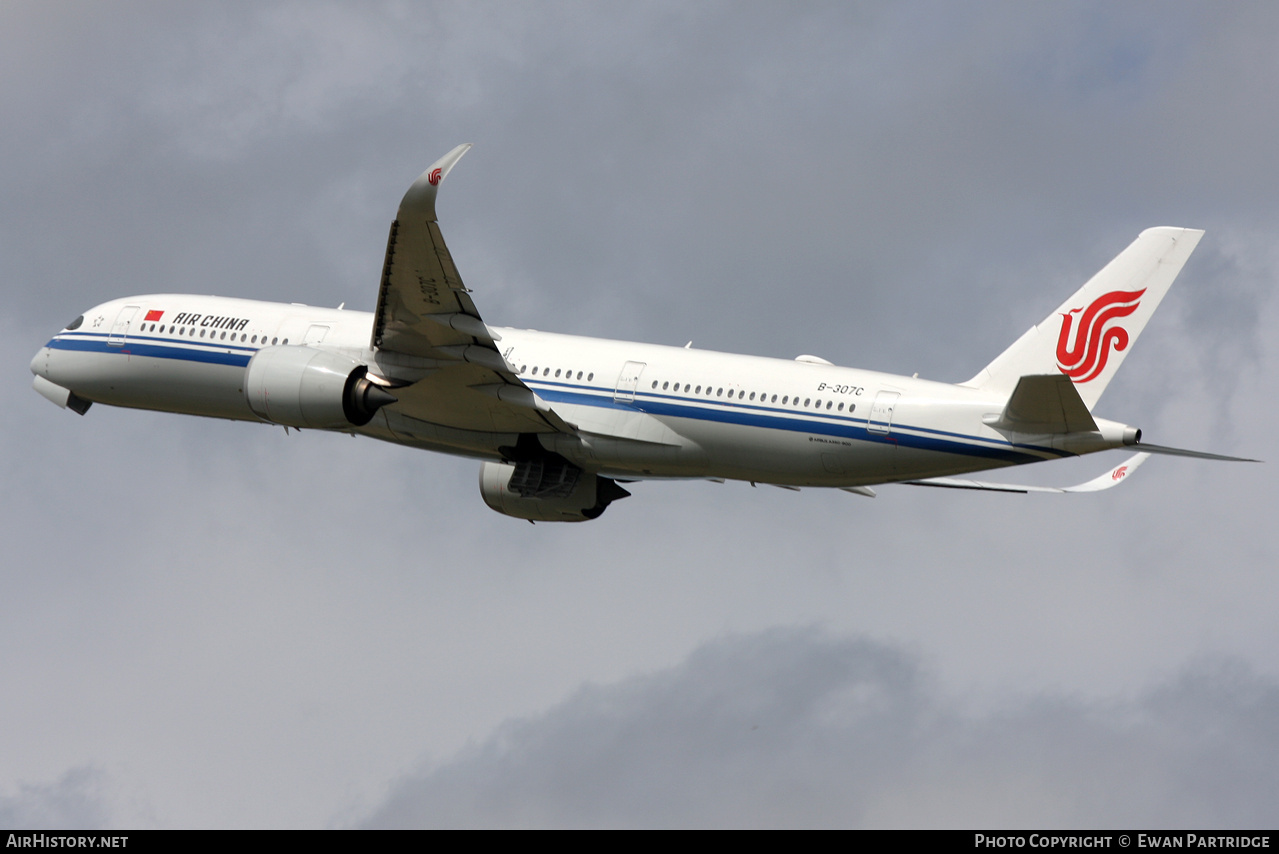 Aircraft Photo of B-307C | Airbus A350-941 | Air China | AirHistory.net #718521