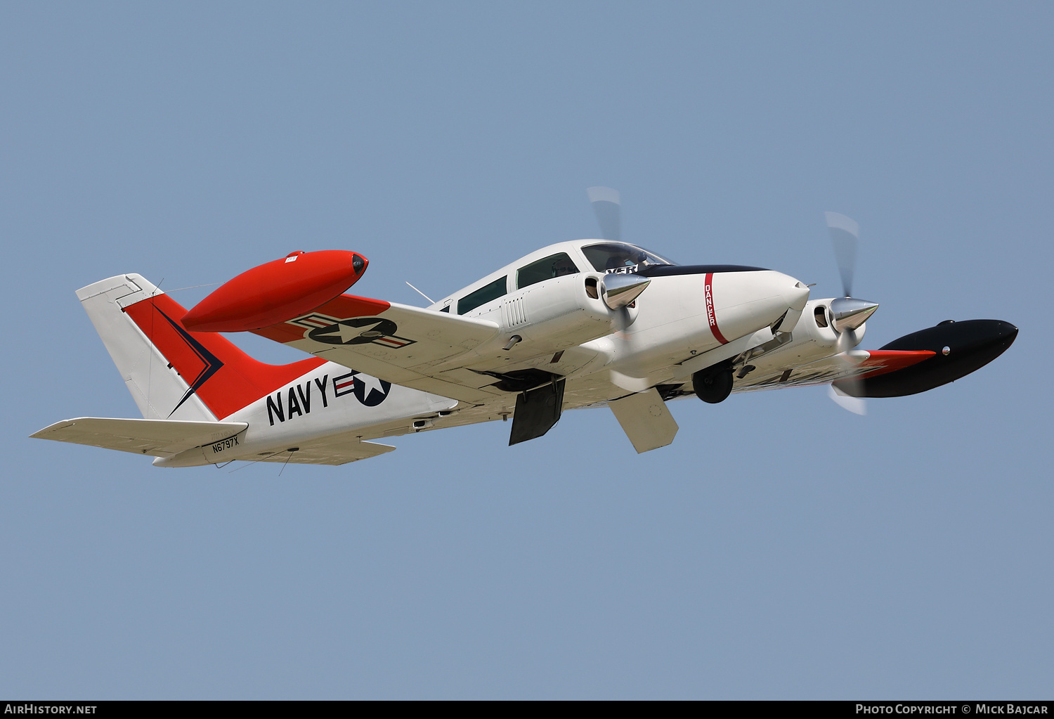 Aircraft Photo of N6797X | Cessna 310F | USA - Navy | AirHistory.net #718599
