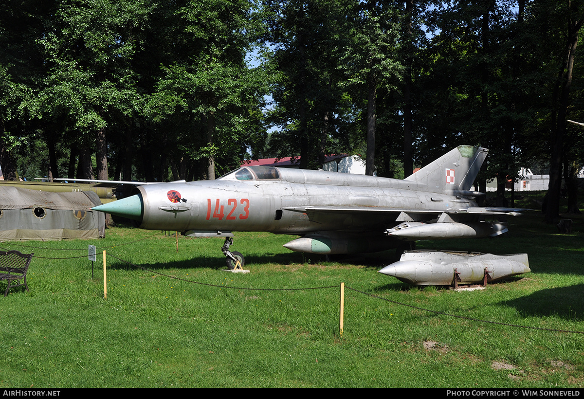 Aircraft Photo of 1423 | Mikoyan-Gurevich MiG-21R | Poland - Air Force | AirHistory.net #718616