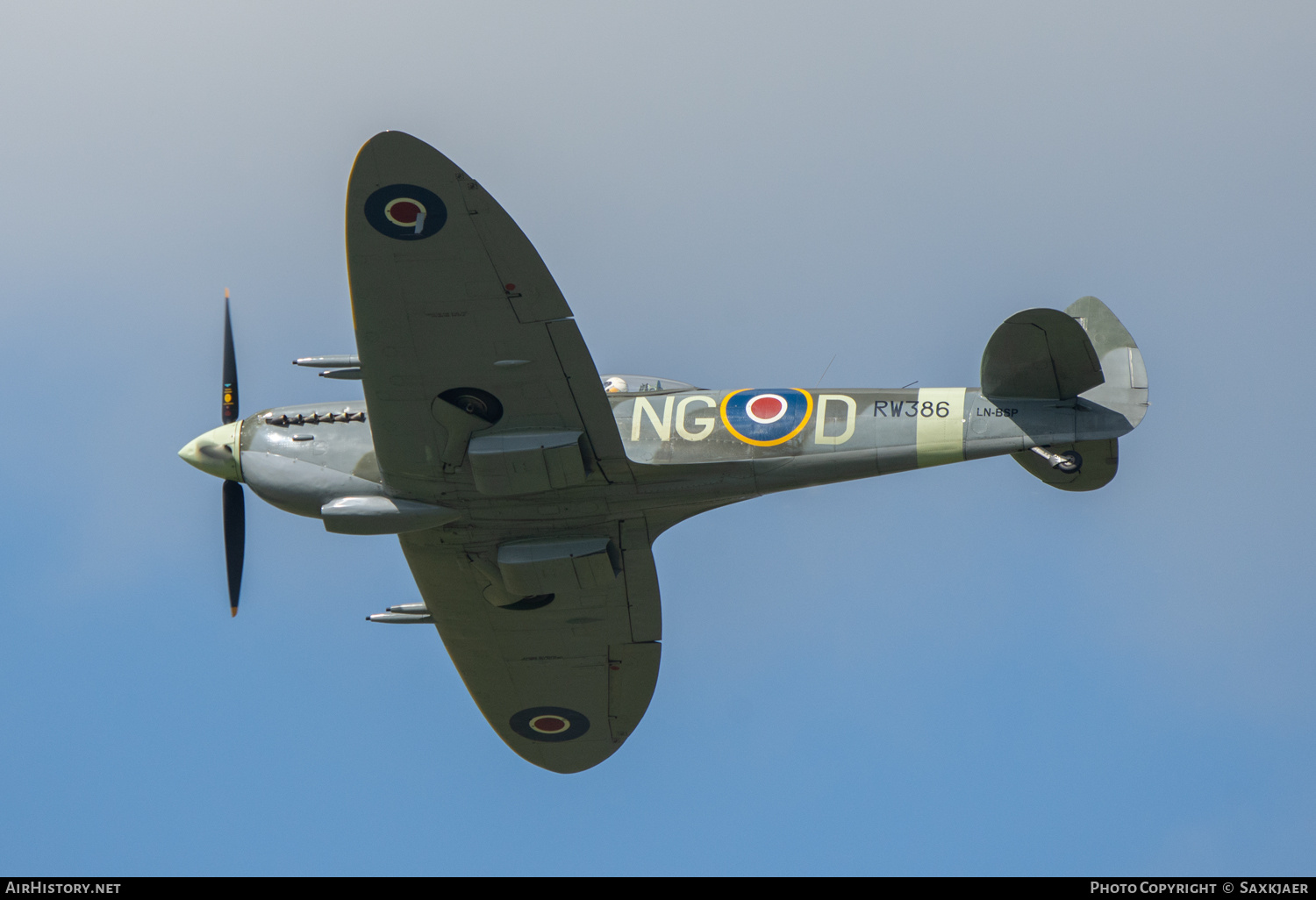 Aircraft Photo of LN-BSP / RW386 | Supermarine 361 Spitfire LF16E | UK - Air Force | AirHistory.net #718630