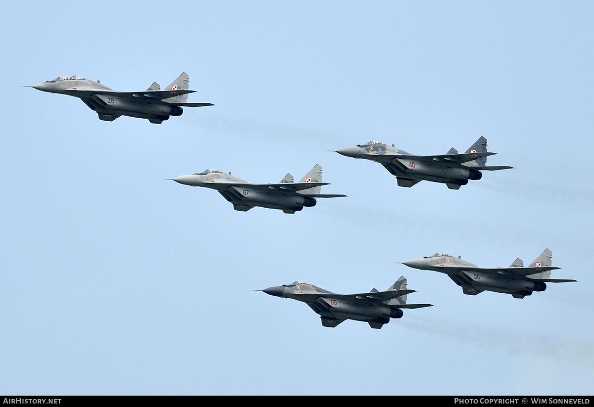 Aircraft Photo of 28 | Mikoyan-Gurevich MiG-29UB (9-51) | Poland - Air Force | AirHistory.net #718637