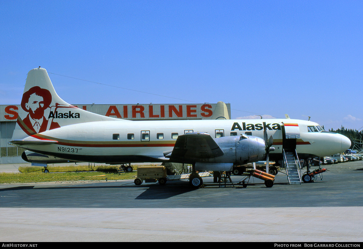 Aircraft Photo of N91237 | Convair 240-13 | Alaska Airlines | AirHistory.net #718638