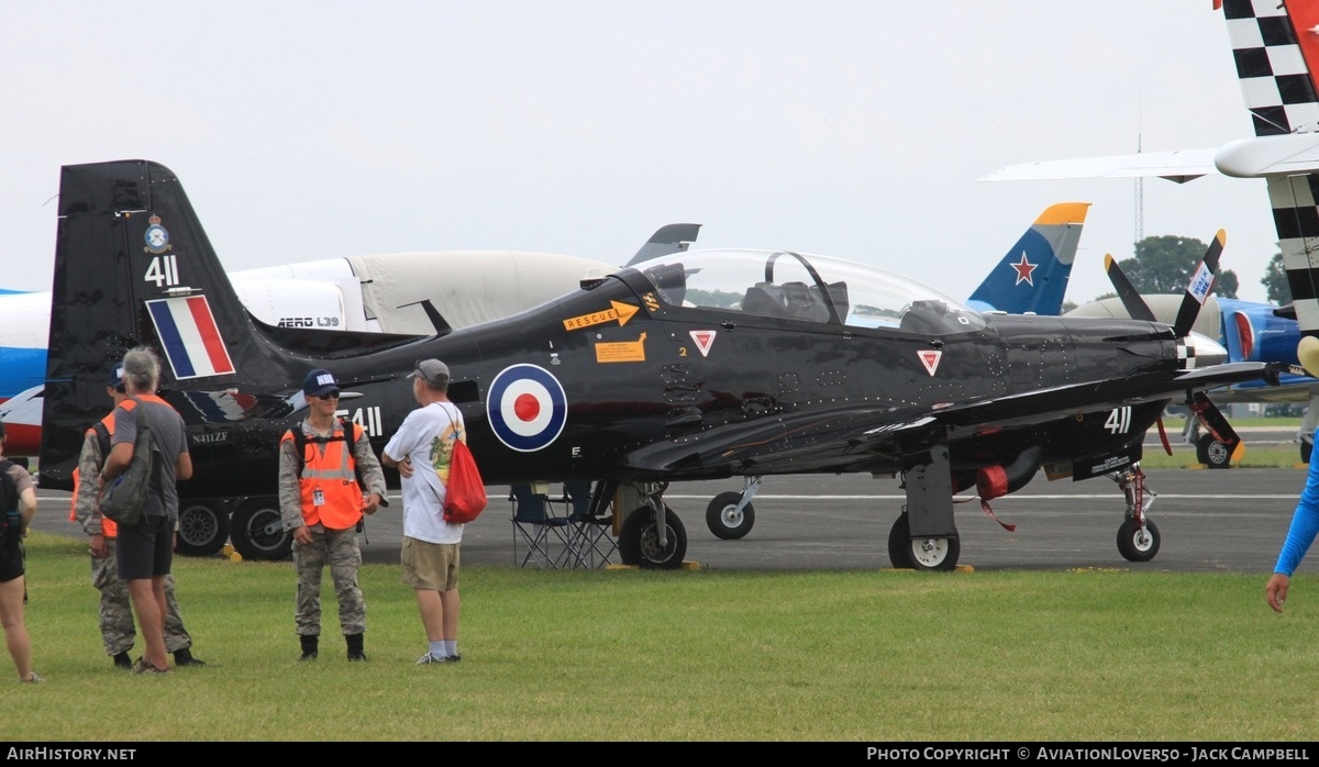 Aircraft Photo of N411ZF / ZF411 | Short S-312 Tucano T1 | UK - Air Force | AirHistory.net #718644