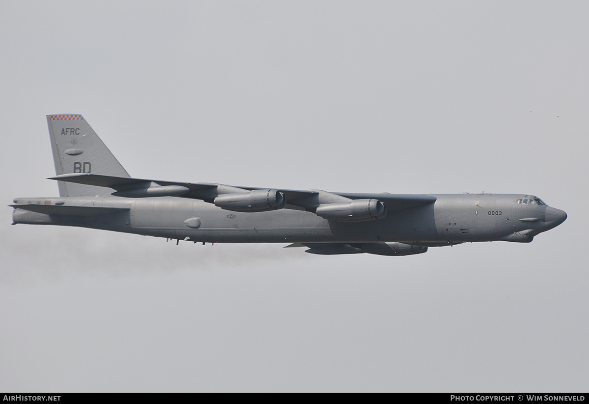 Aircraft Photo of 60-0003 / AF60-003 | Boeing B-52H Stratofortress | USA - Air Force | AirHistory.net #718645