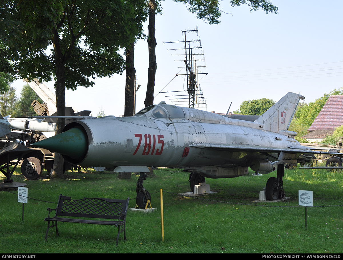 Aircraft Photo of 7815 | Mikoyan-Gurevich MiG-21PFM | Poland - Air Force | AirHistory.net #718674