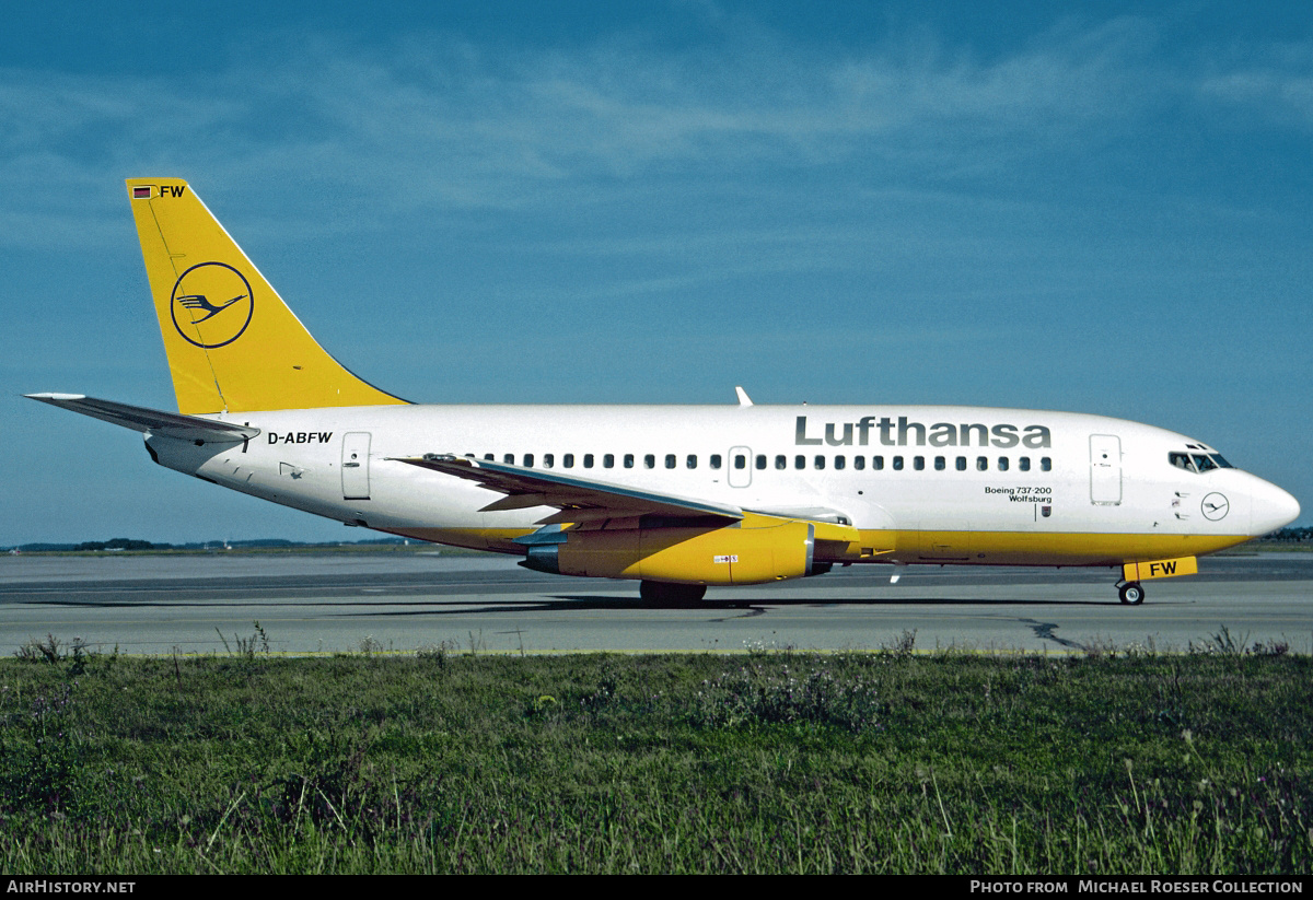 Aircraft Photo of D-ABFW | Boeing 737-230/Adv | Lufthansa | AirHistory.net #718680