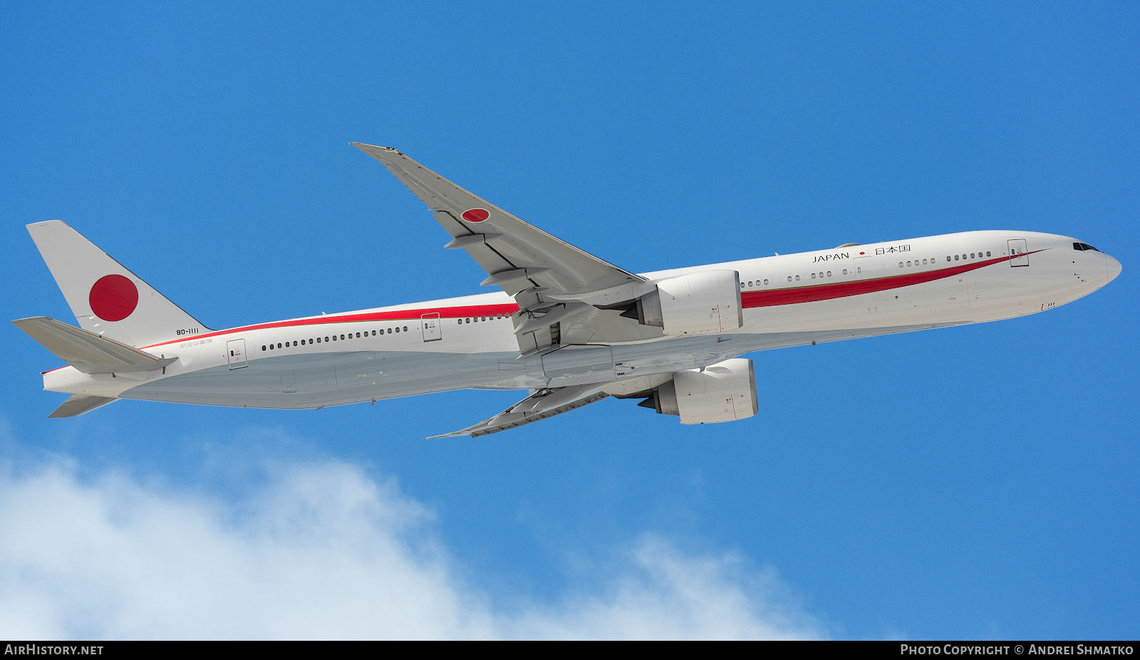 Aircraft Photo of 80-1111 | Boeing 777-300/ER | Japan - Air Force | AirHistory.net #718706