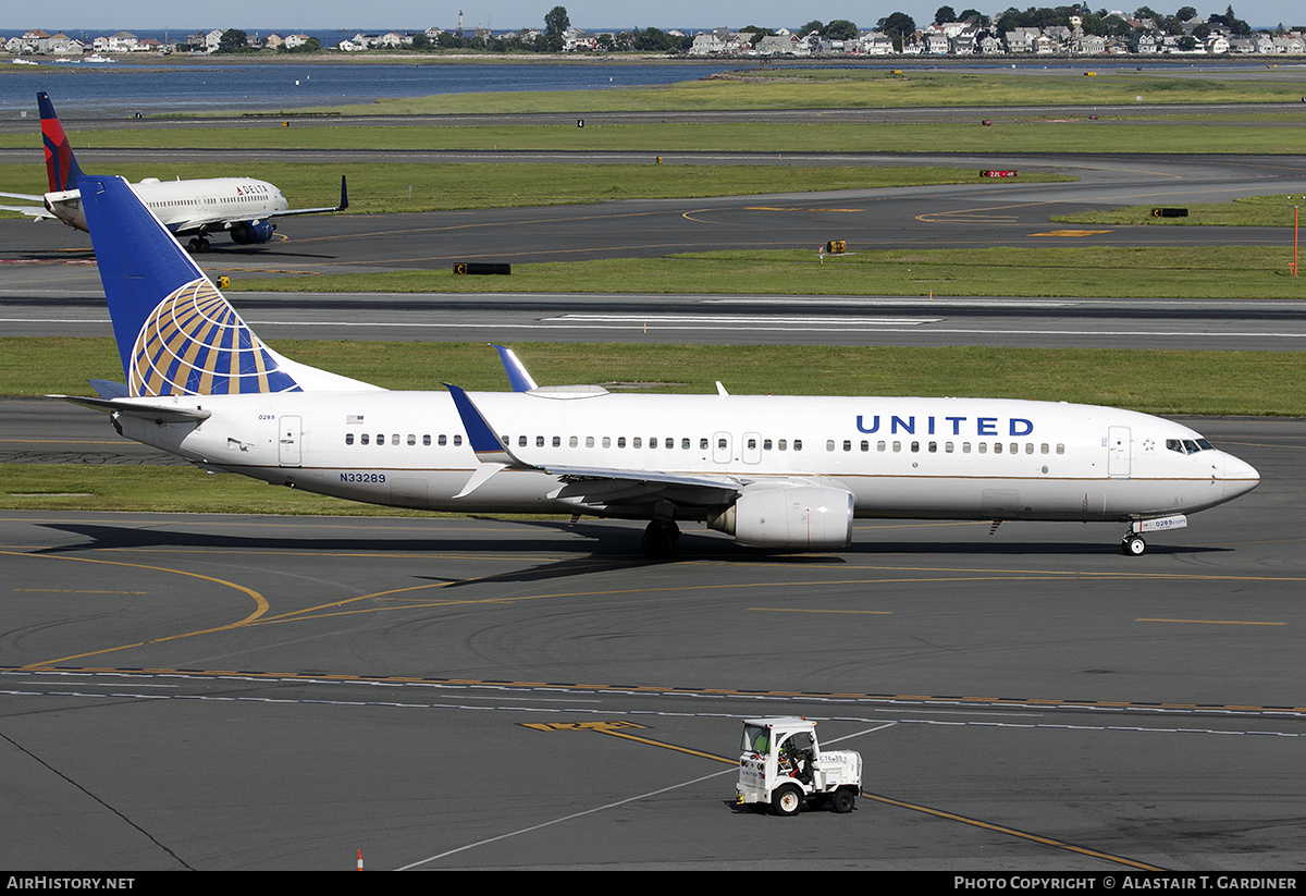 Aircraft Photo of N33289 | Boeing 737-824 | United Airlines | AirHistory.net #718729