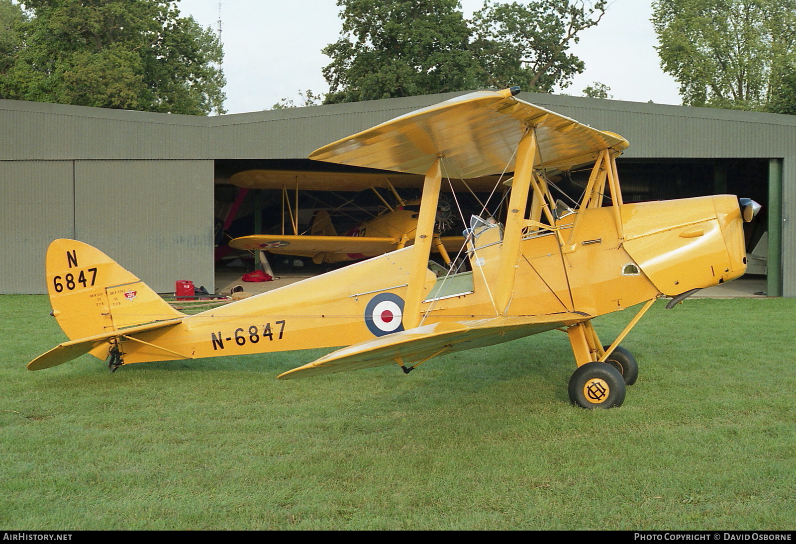 Aircraft Photo of G-APAL / N-6847 | De Havilland D.H. 82A Tiger Moth II | UK - Air Force | AirHistory.net #718731