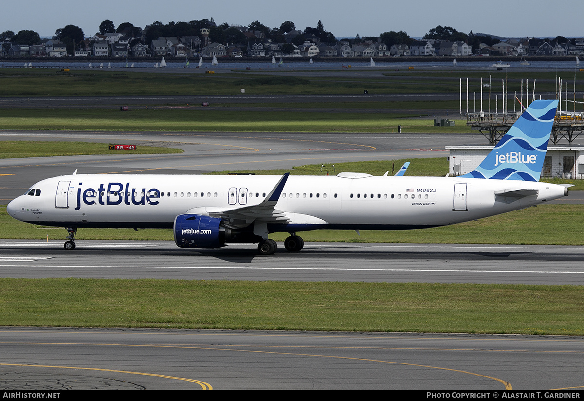 Aircraft Photo of N4062J | Airbus A321-271NX | JetBlue Airways | AirHistory.net #718732