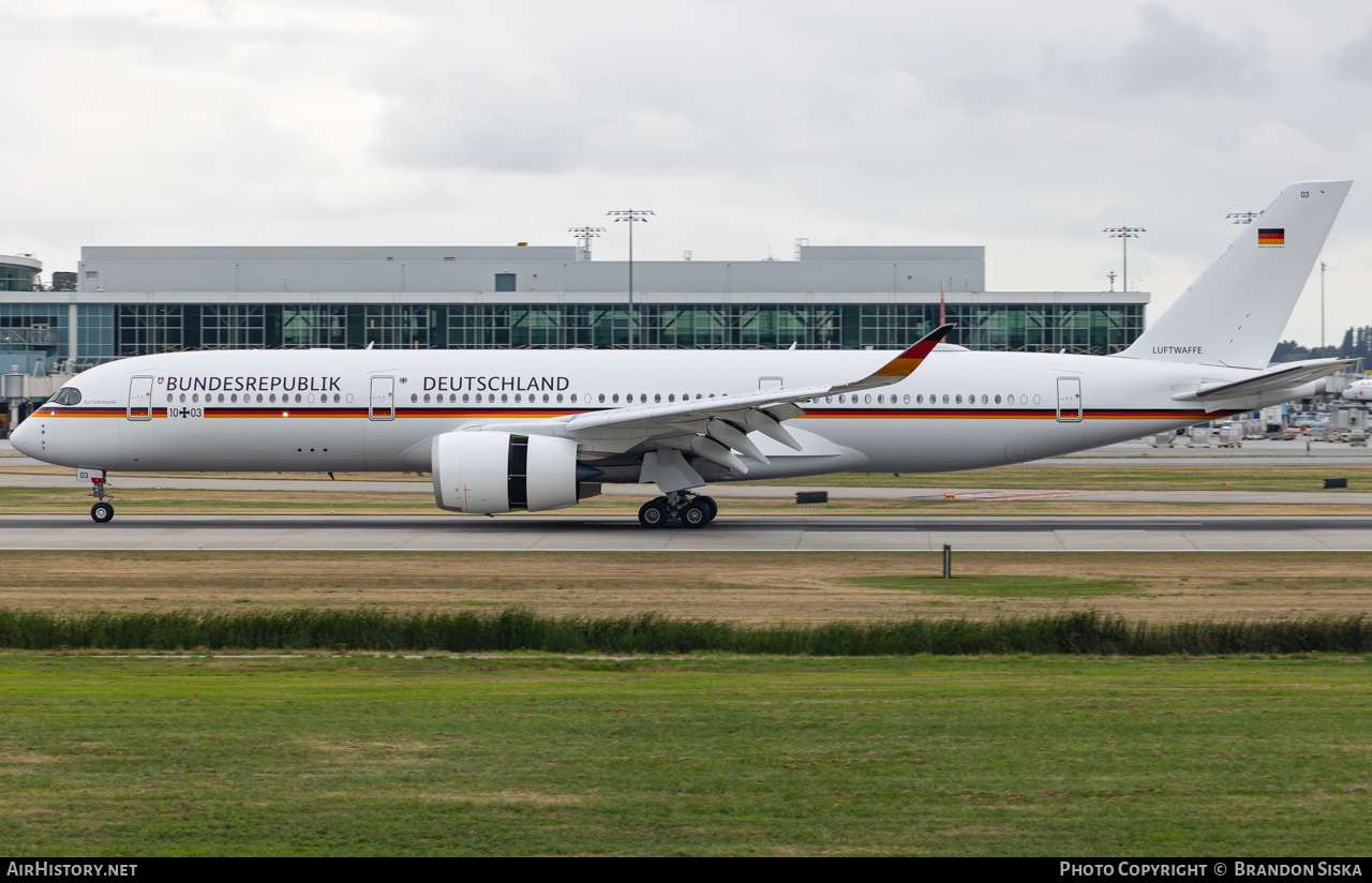 Aircraft Photo of 1003 / 03 | Airbus A350-941 | Germany - Air Force | AirHistory.net #718744