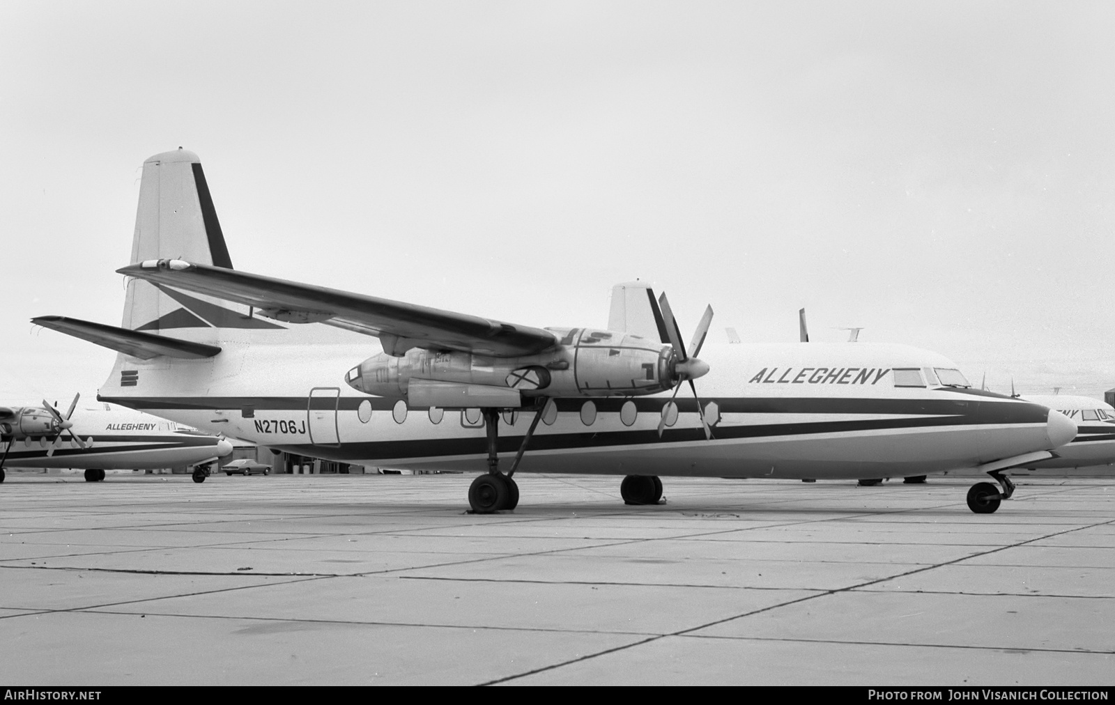 Aircraft Photo of N2706J | Fairchild F-27J | Allegheny Airlines | AirHistory.net #718774