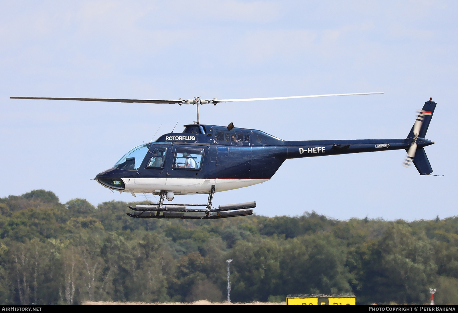 Aircraft Photo of D-HEFE | Bell 206B JetRanger III | Rotorflug | AirHistory.net #718820