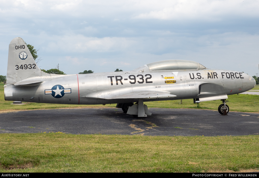 Aircraft Photo of 53-4932 / 34932 | Lockheed T-33A | USA - Air Force | AirHistory.net #718861