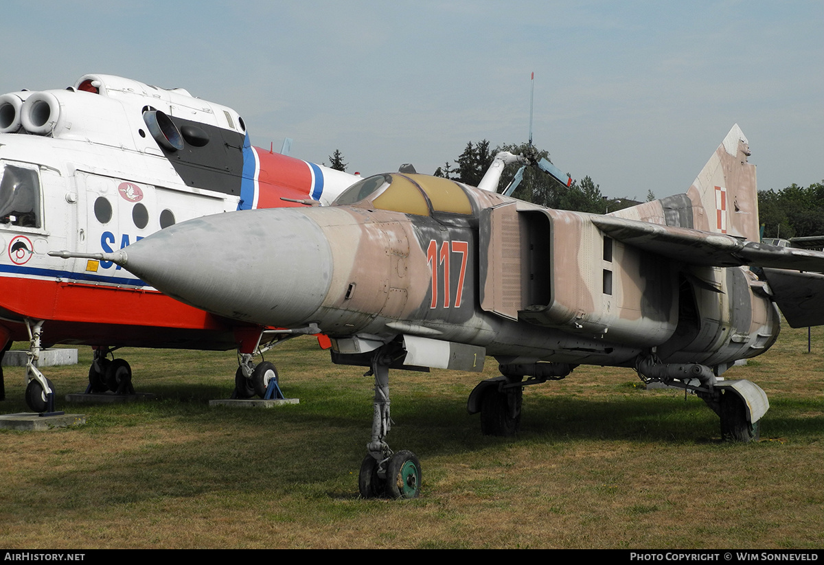 Aircraft Photo of 117 | Mikoyan-Gurevich MiG-23MF | Poland - Air Force | AirHistory.net #718890