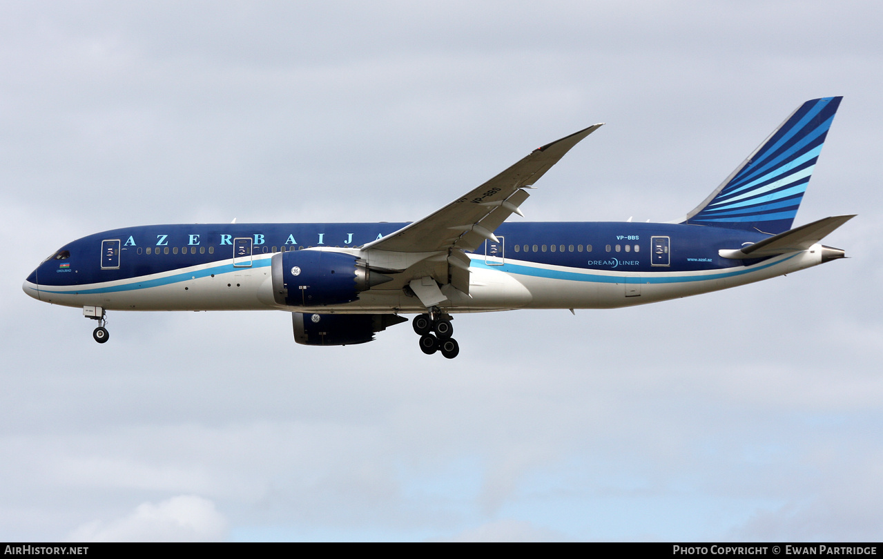 Aircraft Photo of VP-BBS | Boeing 787-8 Dreamliner | Azerbaijan Airlines - AZAL - AHY | AirHistory.net #718911