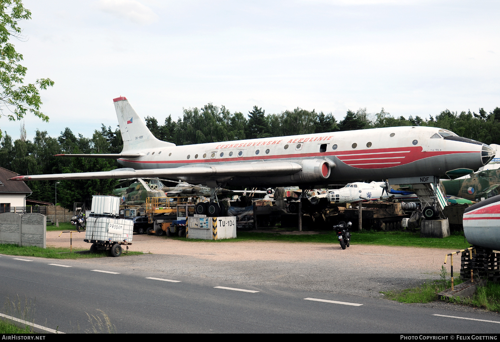 Aircraft Photo of OK-NDF | Tupolev Tu-104A | ČSA - Československé Aerolinie - Czechoslovak Airlines | AirHistory.net #718992