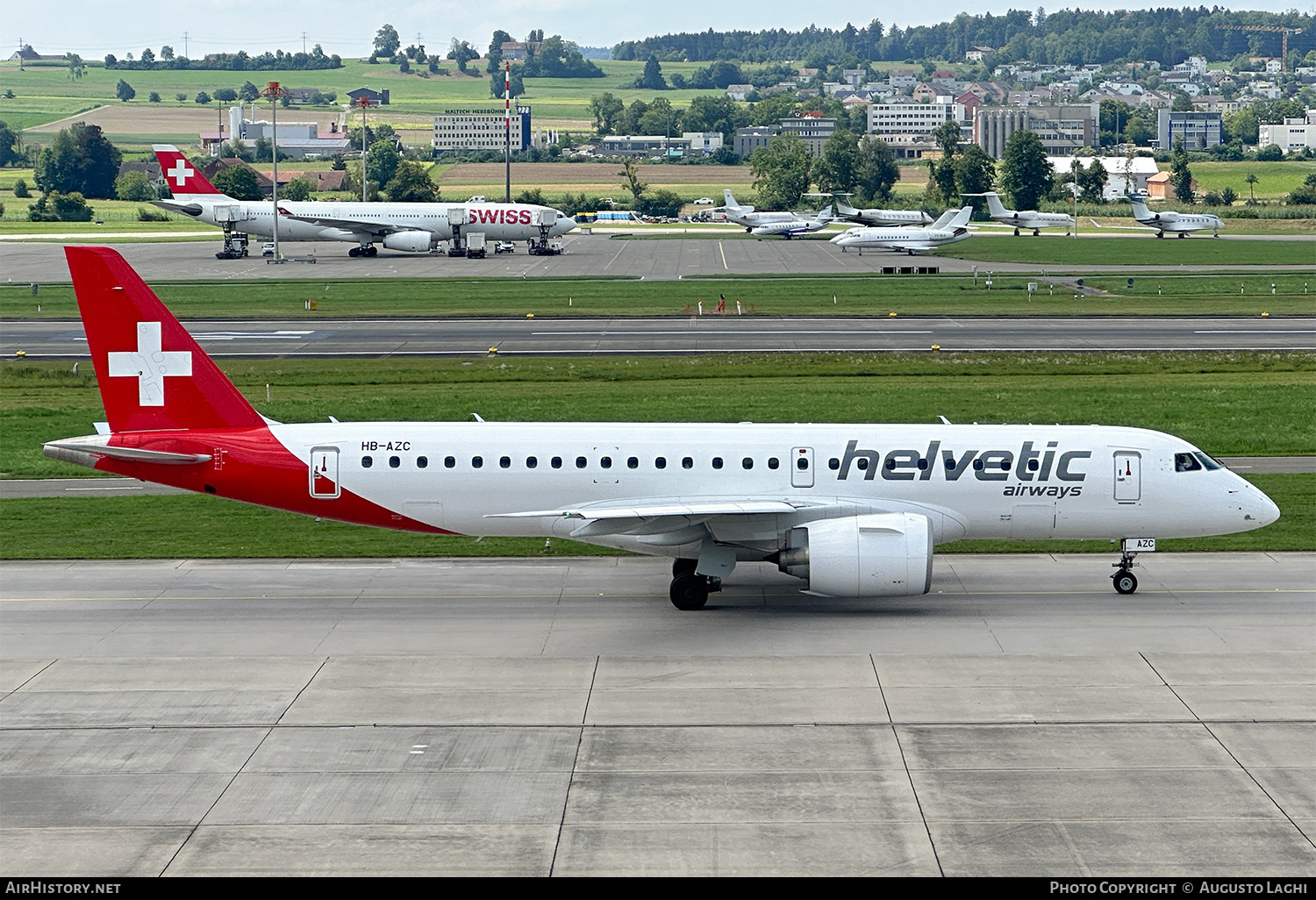Aircraft Photo of HB-AZC | Embraer 190-E2 (ERJ-190-300) | Helvetic Airways | AirHistory.net #719036