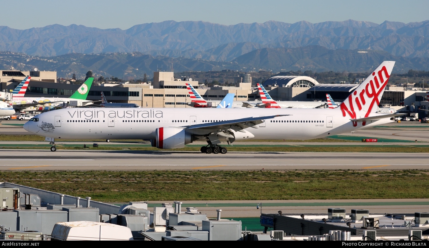 Aircraft Photo of VH-VOZ | Boeing 777-3ZG/ER | Virgin Australia Airlines | AirHistory.net #719037