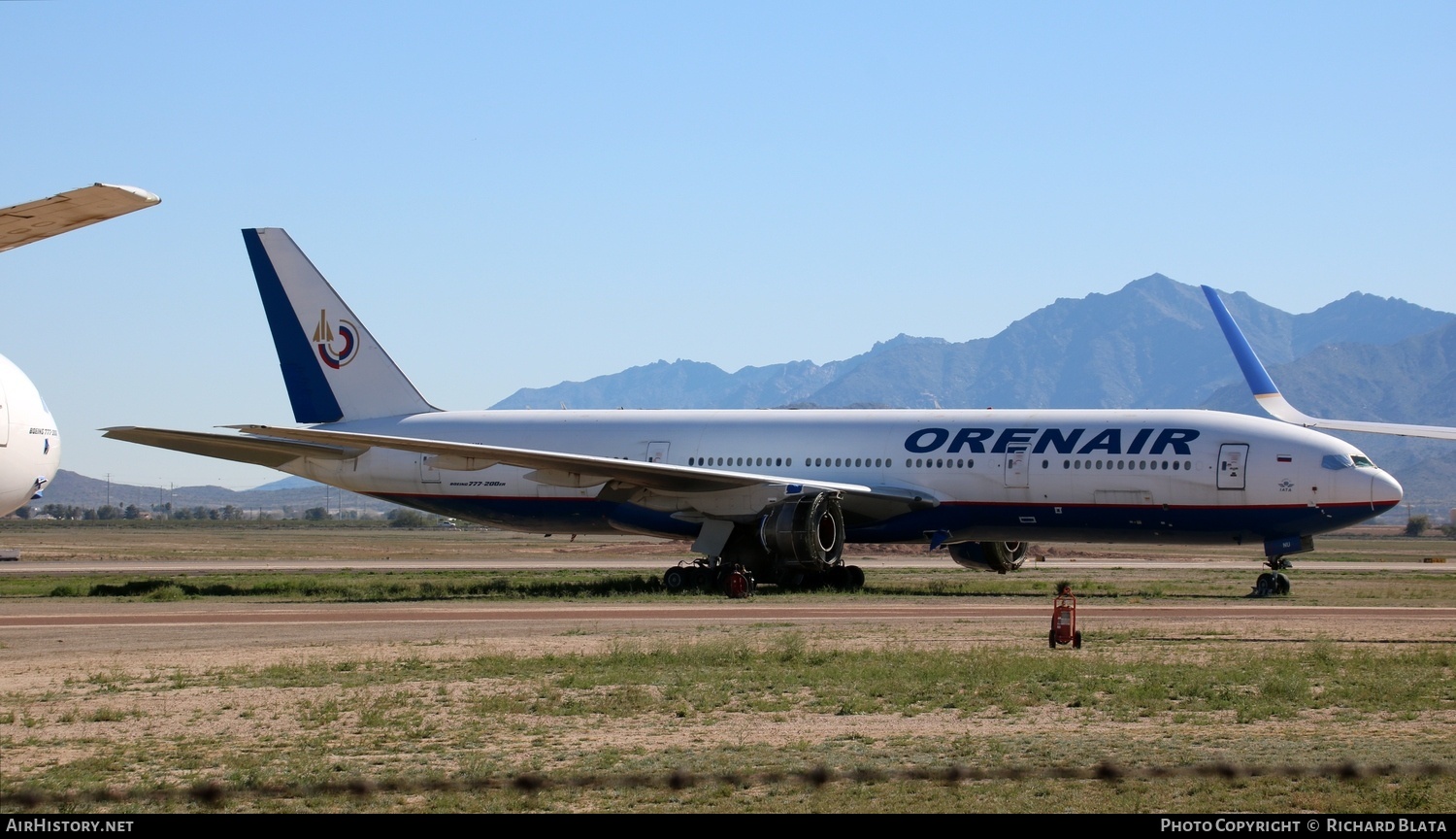 Aircraft Photo of VQ-BNU | Boeing 777-2Q8/ER | Orenair | AirHistory.net #719038