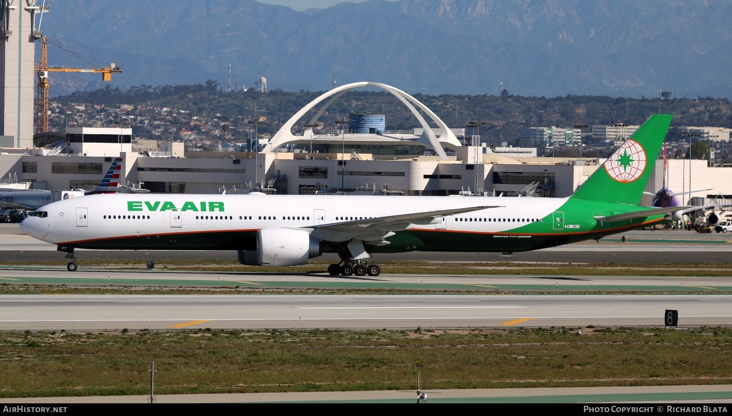 Aircraft Photo of ZK-OKT | Boeing 777-35E/ER | EVA Air | AirHistory.net #719053