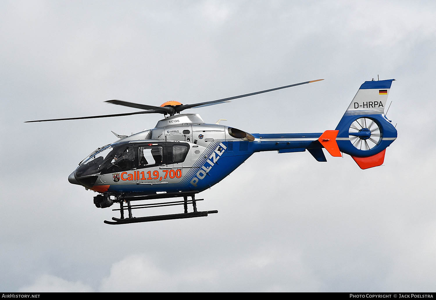 Aircraft Photo of D-HRPA | Eurocopter EC-135P-2 | Polizei | AirHistory.net #719059