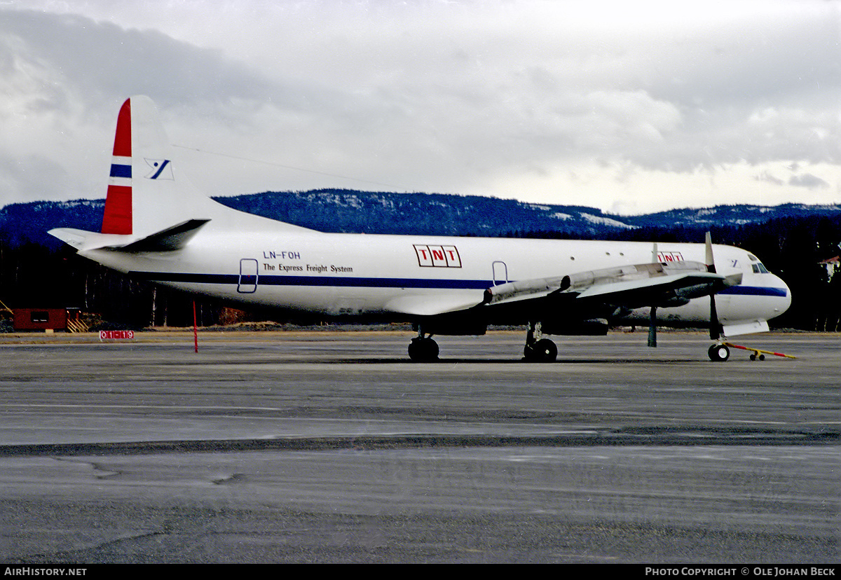 Aircraft Photo of LN-FOH | Lockheed L-188A(F) Electra | Fred. Olsen | AirHistory.net #719082