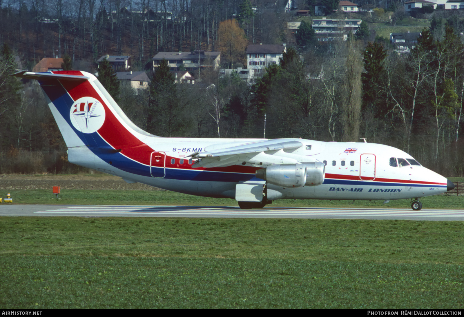 Aircraft Photo of G-BKMN | British Aerospace BAe-146-100 | Dan-Air London | AirHistory.net #719096