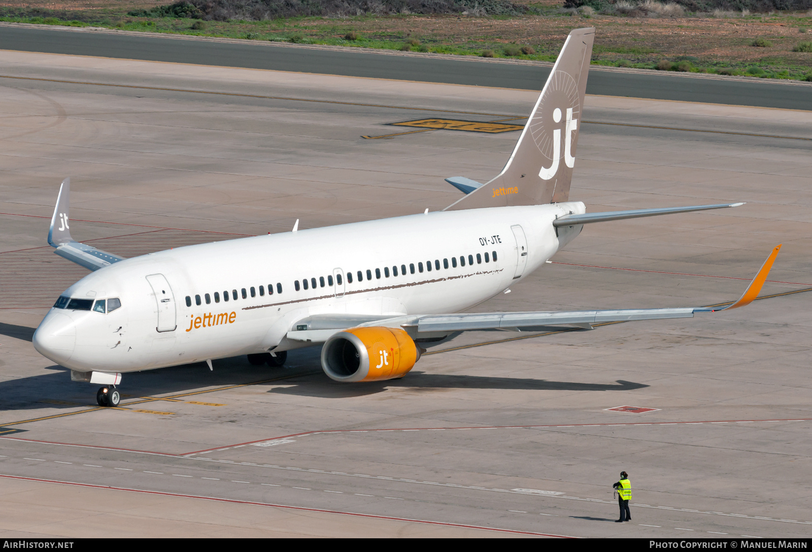 Aircraft Photo of OY-JTE | Boeing 737-3L9 | Jettime | AirHistory.net #719098