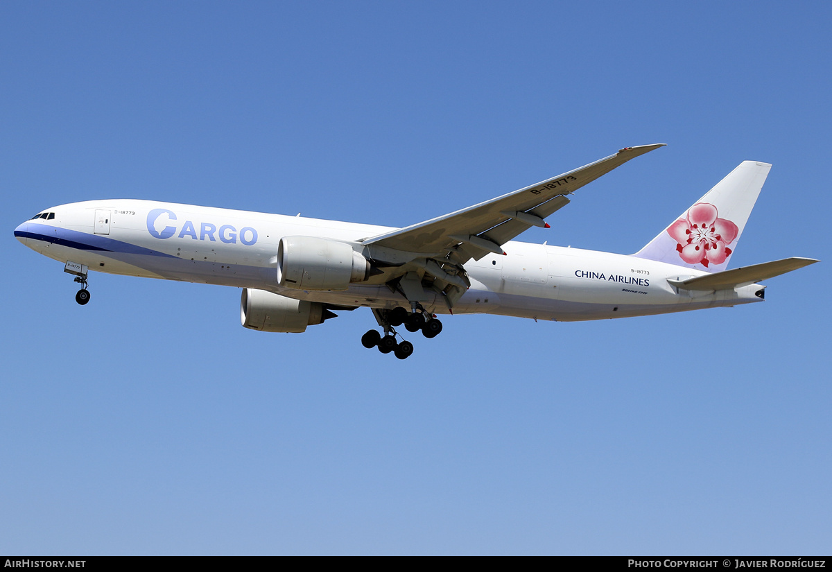 Aircraft Photo of B-18773 | Boeing 777-F | China Airlines Cargo | AirHistory.net #719177