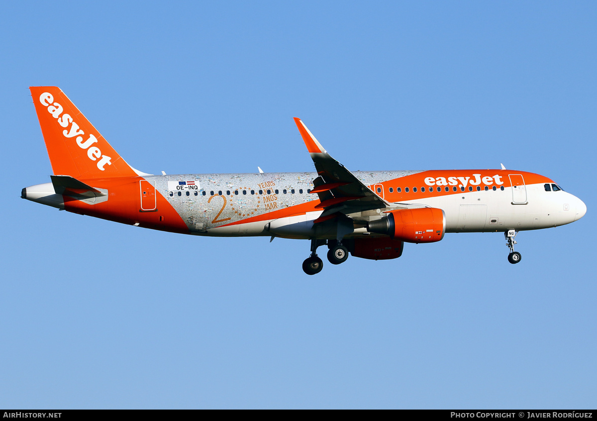 Aircraft Photo of OE-INQ | Airbus A320-214 | EasyJet | AirHistory.net #719204