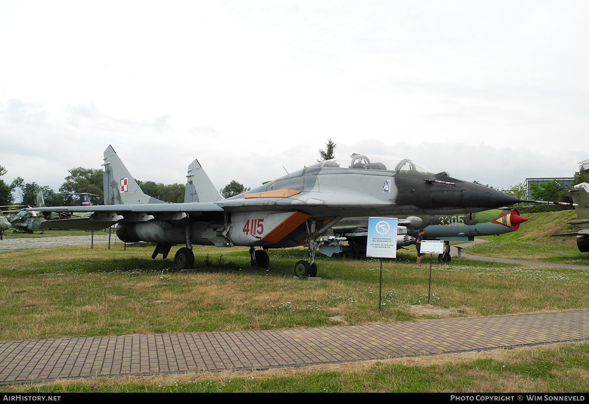 Aircraft Photo of 4115 | Mikoyan-Gurevich MiG-29GT (9-51) | Poland - Air Force | AirHistory.net #719207
