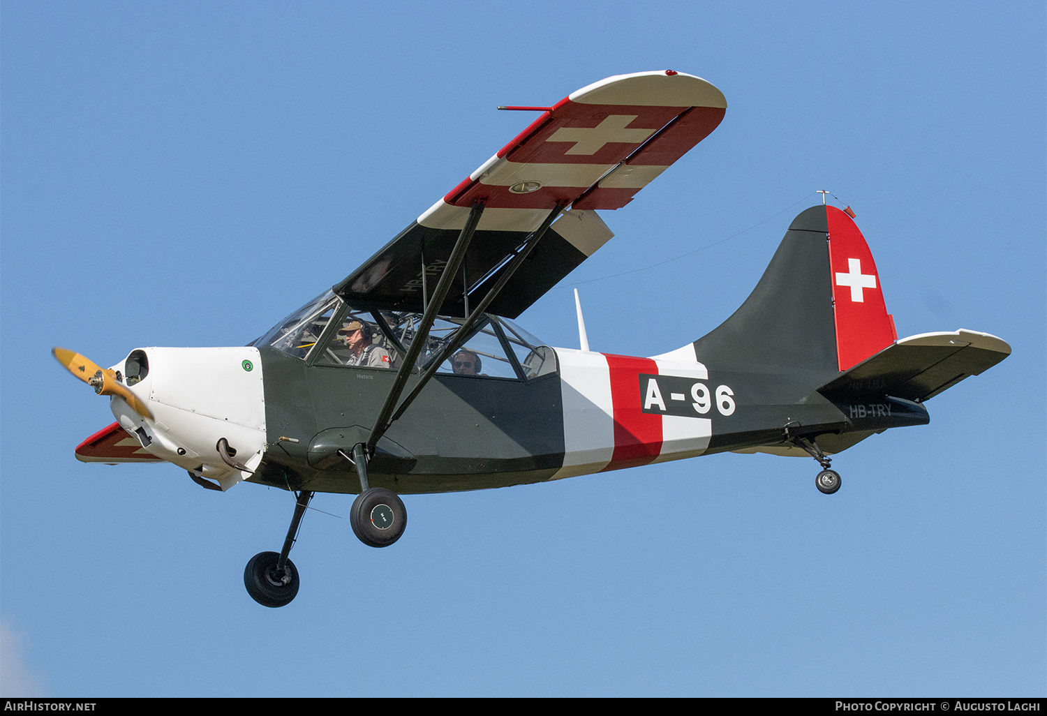 Aircraft Photo of HB-TRY / A-96 | Stinson L-5 Sentinel | Switzerland - Air Force | AirHistory.net #719215