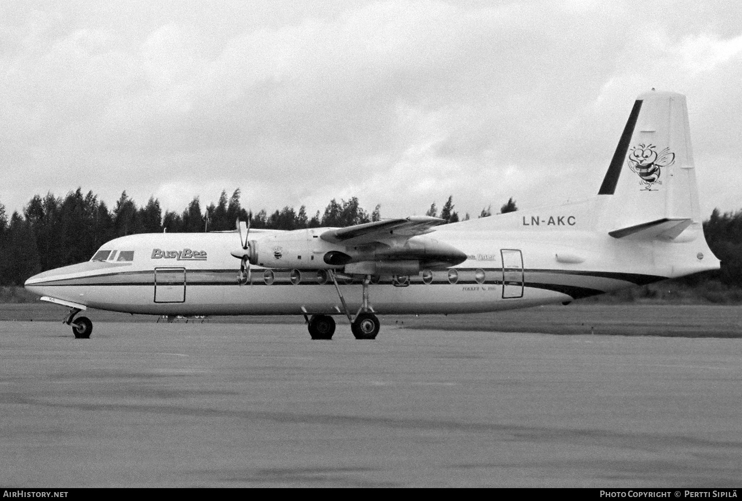 Aircraft Photo of LN-AKC | Fokker F27-200 Friendship | Busy Bee of Norway | AirHistory.net #719255