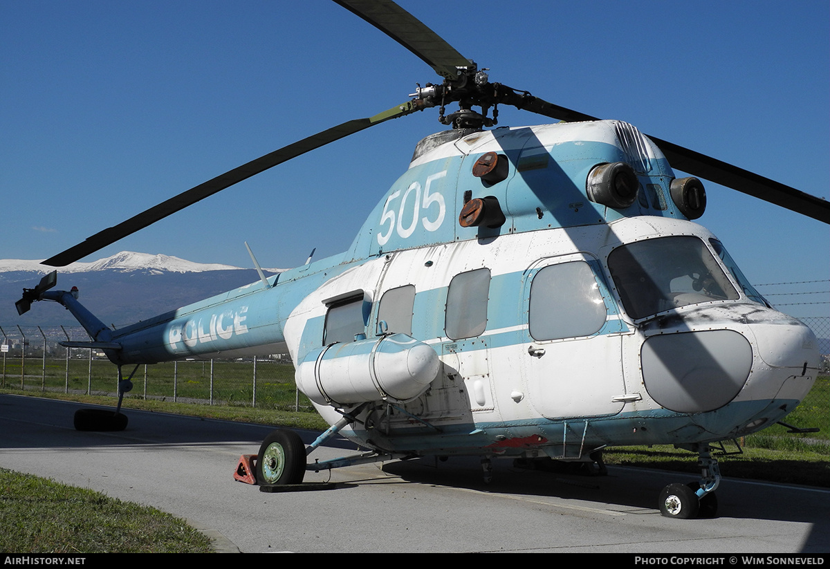 Aircraft Photo of 505 | Mil Mi-2 | Bulgaria - Police | AirHistory.net #719261