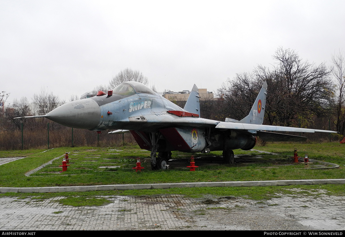 Aircraft Photo of 67 | Mikoyan-Gurevich MiG-29A (9-12A) | Romania - Air Force | AirHistory.net #719321