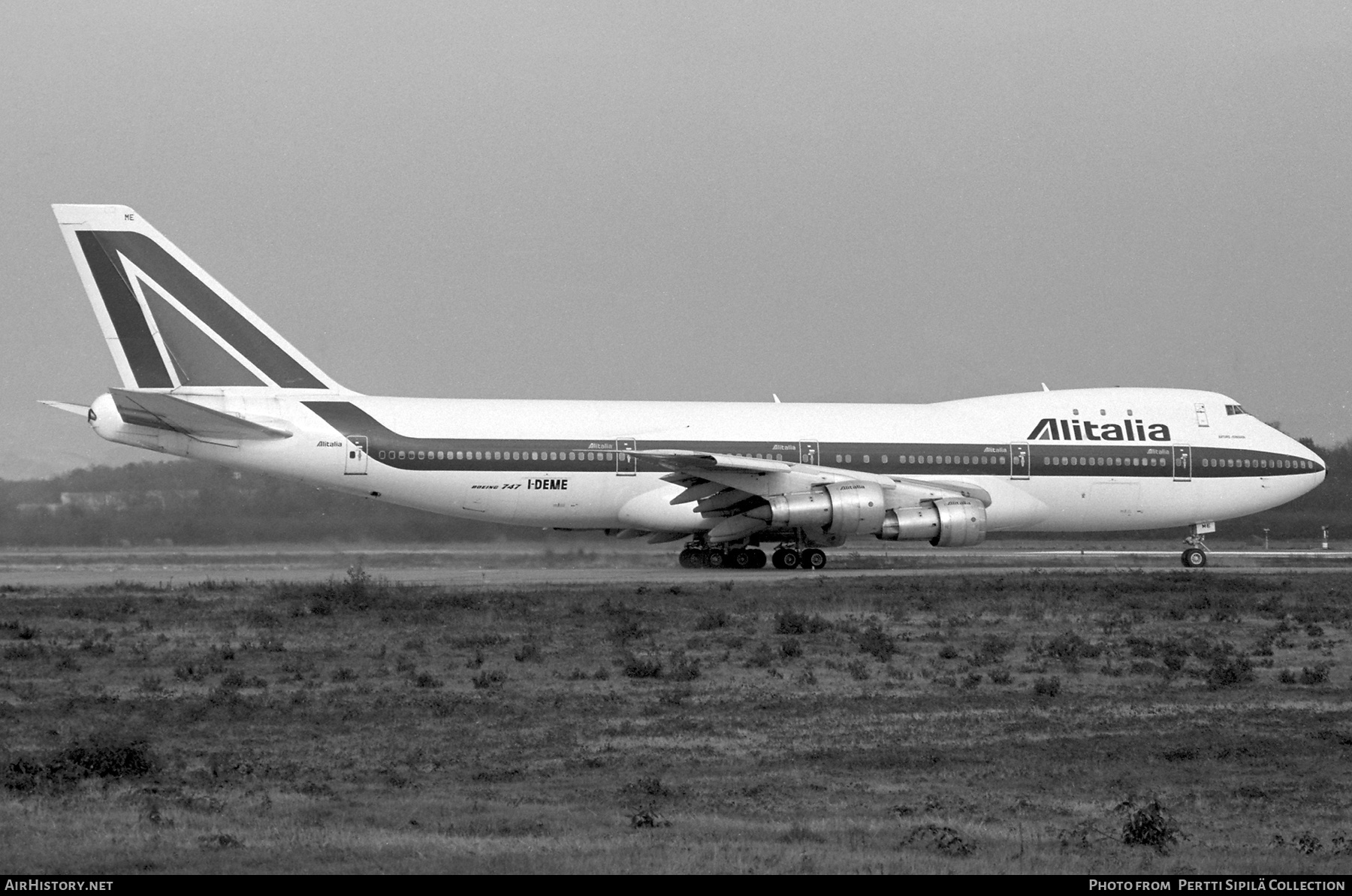 Aircraft Photo of I-DEME | Boeing 747-143 | Alitalia | AirHistory.net #719336