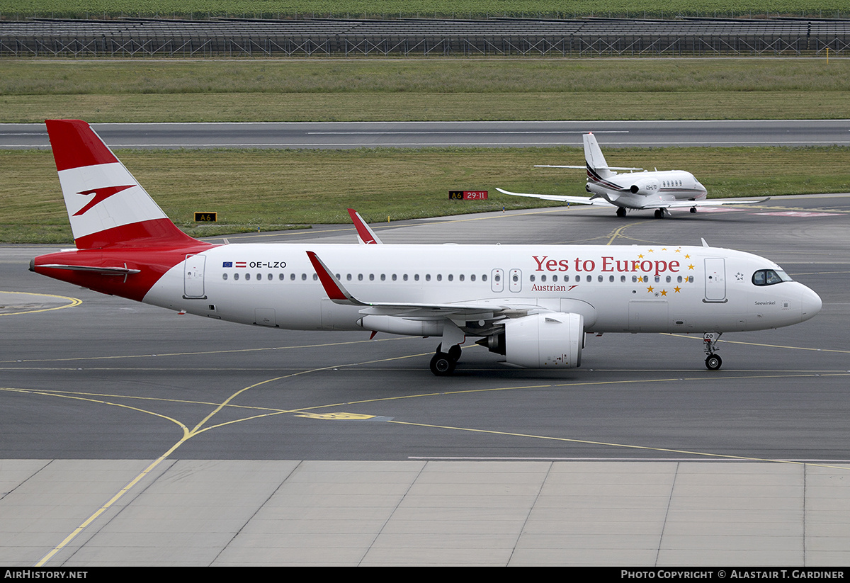 Aircraft Photo of OE-LZO | Airbus A320-271N | Austrian Airlines | AirHistory.net #719400