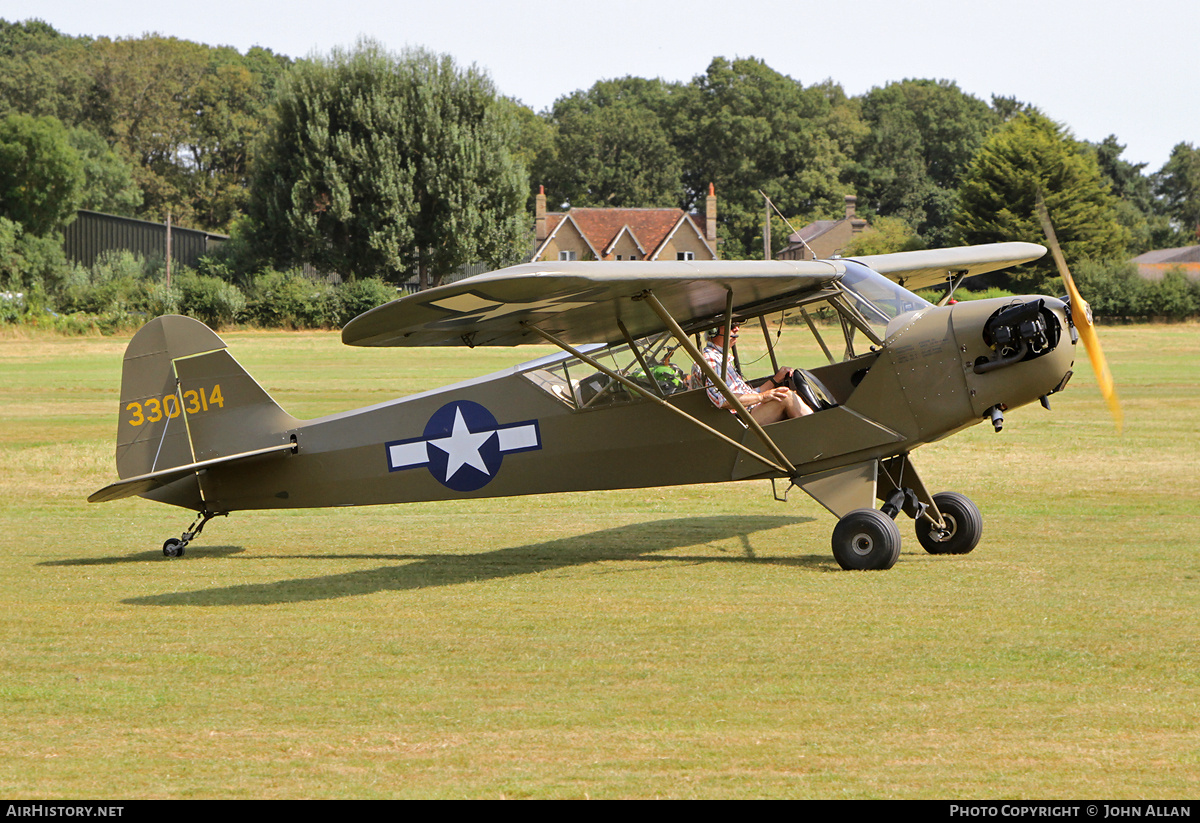 Aircraft Photo of G-BAET / 330314 | Piper L-4 Cub (O-59/J-3C-65D) | USA - Air Force | AirHistory.net #719414
