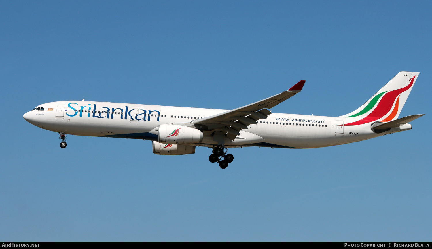 Aircraft Photo of 4R-ALQ | Airbus A330-343 | SriLankan Airlines | AirHistory.net #719453