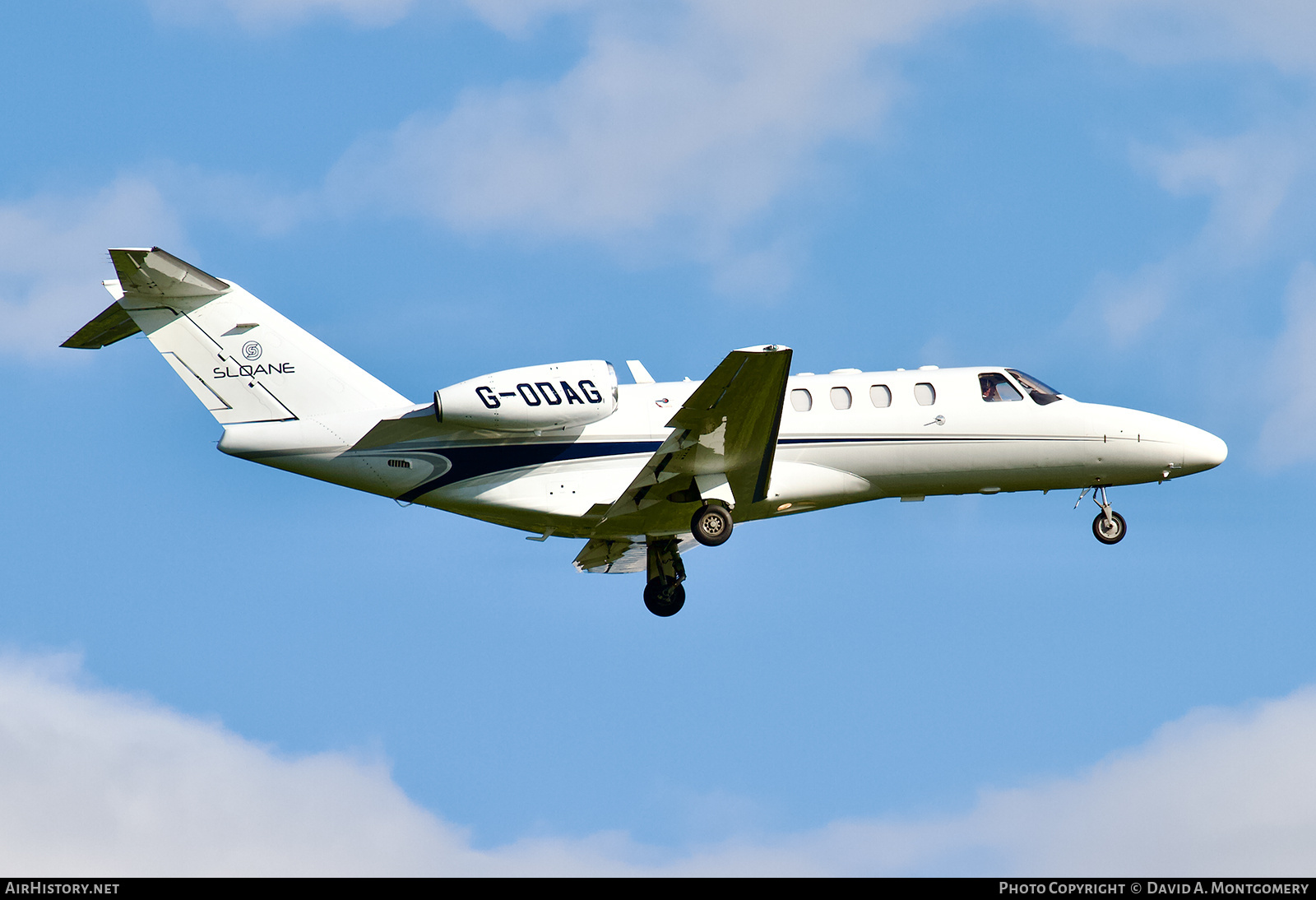 Aircraft Photo of G-ODAG | Cessna 525A CitationJet CJ2+ | Sloane | AirHistory.net #719476