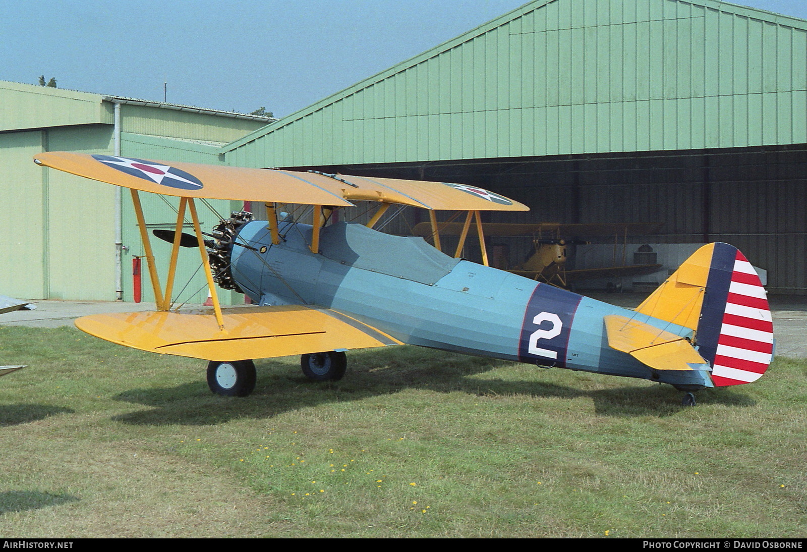 Aircraft Photo of G-AZLE | Boeing N2S-5 Kaydet (E75) | USA - Air Force | AirHistory.net #719484