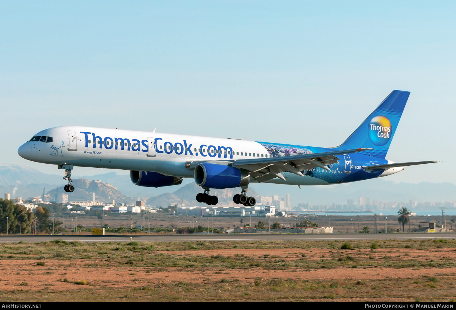 Aircraft Photo of G-TCBB | Boeing 757-236 | Thomas Cook Airlines | AirHistory.net #719546